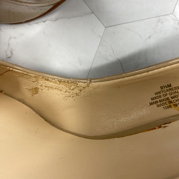 🥳Host Pick🥳 Nine West Mary Jane Nude Heels Size 9.5 - Picture 10 of 16